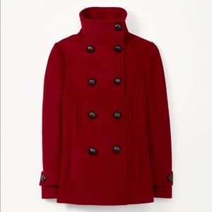 Red Babaton Pea Coat